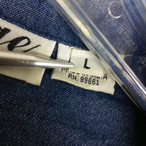 Vintage Anage Womens Suit Jacket Beaded Embroidered Sequins Red White Blue L - Picture 14 of 15